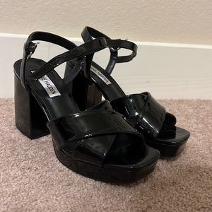 Steve Madden Patent Leather Platform Heels